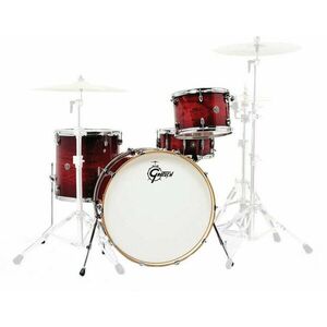 Gretsch Drums CT1-R444 Catalina Club Lucioasă-Crimson Burst Set de tobe acustice imagine