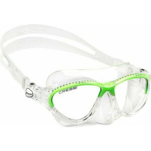 Cressi Moon Clear/Lime Transparent Junior Mască scufundări imagine