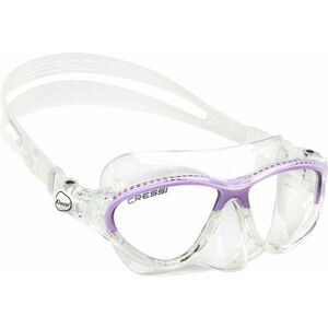 Cressi Moon Clear/Lilac Transparent Junior Mască scufundări imagine