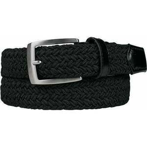 Alberto Basic Braided Mens Black 105 cm Curele imagine