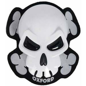 Oxford Skull Knee Sliders White UNI Slidere imagine