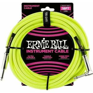 Ernie Ball P06085-EB 5, 5 m Drept - Oblic Cablu de instrument imagine