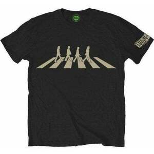 The Beatles Tricou Abbey Road Silhouette Black L imagine