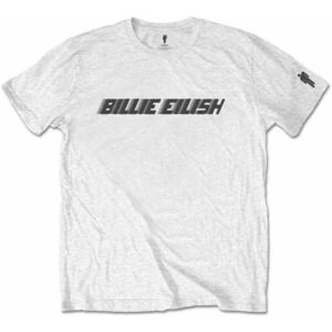 Billie Eilish Tricou Racer Logo White S imagine