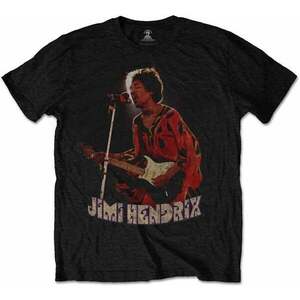 Jimi Hendrix Tricou Orange Kaftan Unisex Black XL imagine