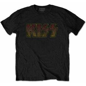 Kiss Tricou Vintage Classic Logo Black M imagine