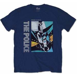 The Police Tricou Message in a Bottle Unisex Albastru Navy L imagine