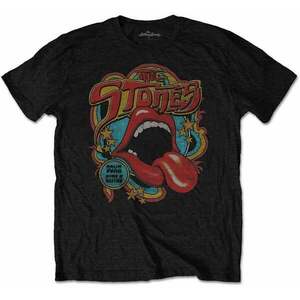 The Rolling Stones Tricou Retro 70s Vibe Black M imagine