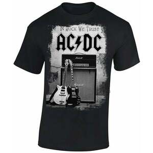 AC/DC Tricou In Rock We Trust Black XL imagine