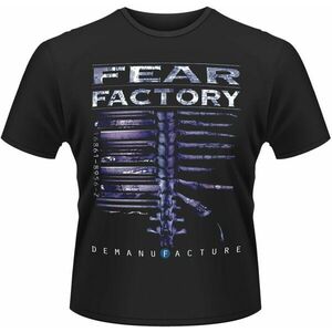 Fear Factory Tricou Demanufacture Black M imagine