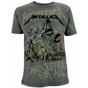 Metallica Tricou And Justice For All Gri L imagine