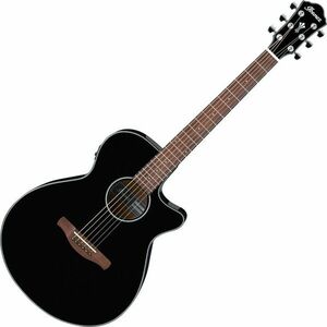 Ibanez AEG50-BK Black Chitară electro-acustică Jumbo imagine