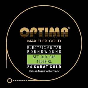 Optima 12028-RL 24K Gold Electrics Maxiflex Corzi chitare electrice imagine