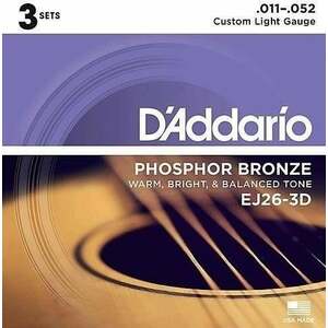 D'Addario EJ26-3D Corzi chitare acustice imagine