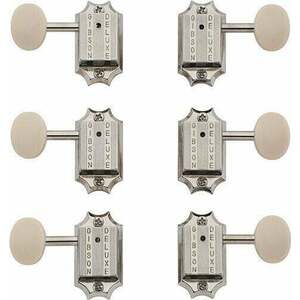 Gibson Deluxe White Button T Set Nickel Cheiță de chitară imagine