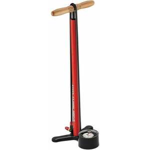 Lezyne Steel Floor Drive Fire Red Pompă camion imagine