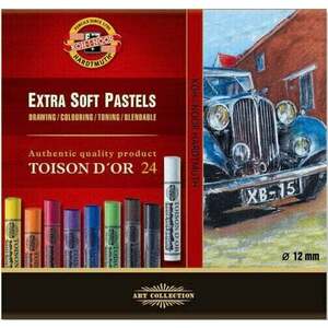 KOH-I-NOOR Set of Artist's Extra Soft Pastels Set de pasteluri uscate 24 buc imagine