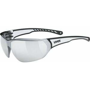 UVEX Sportstyle 204 Black White/Silver Mirrored Ochelari ciclism imagine