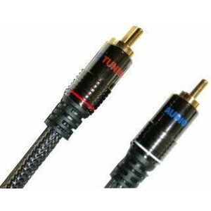 Audio Tuning 2 RCA - 2 RCA 5 m Negru Cablu Hi-Fi audio imagine