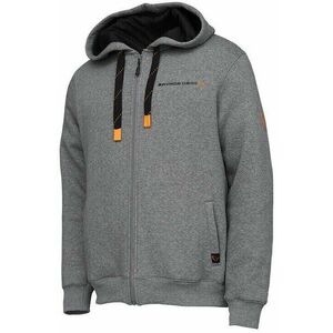 Savage Gear Hanorac Classic Zip Hoodie Grey Melange 2XL imagine