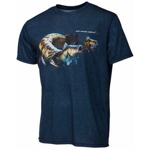 Savage Gear Tricou Cannibal Tee Blue M imagine