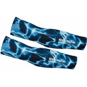 Savage Gear Tricou Marine UV Sleeves Sea Blue UNI imagine