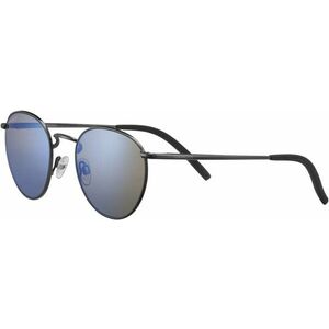 Serengeti Hamel Shiny Dark Gunmetal/Mineral Polarized Blue Ochelari de stil de viață imagine