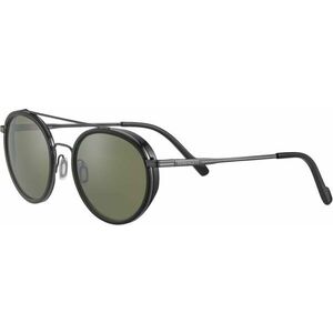 Serengeti Geary Shiny Black/Shiny Dark Gunmetal/Mineral Polarized Ochelari de stil de viață imagine