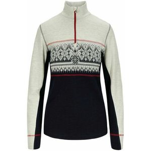 Dale of Norway Moritz Basic Womens Sweater Superfine Merino Navy/White/Raspberry XL Pulover imagine