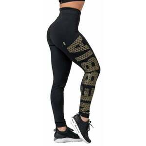 Nebbia Gold Print Leggings Black S Fitness pantaloni imagine