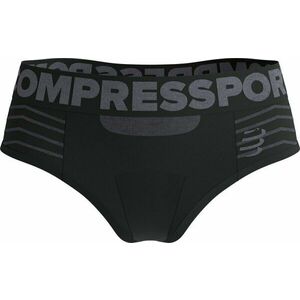 Compressport Seamless Boxer W Black/Grey Lenjerie pentru alergare imagine