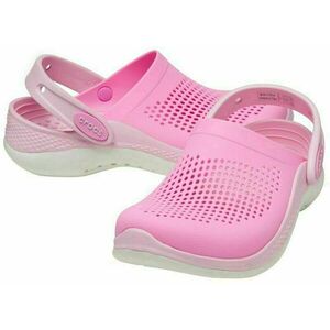 Crocs Kids' LiteRide 360 Clog Sandale Taffy Pink/Ballerina Pink 30-31 imagine