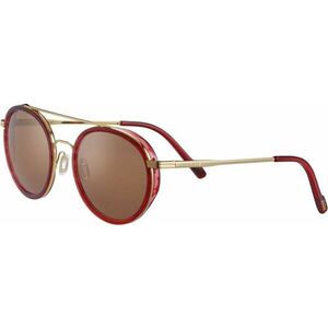 Serengeti Geary Red Streaky/Bold Gold/Mineral Polarized Drivers Gold Ochelari de stil de viață imagine