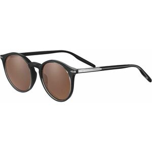 Serengeti Leonora Shiny Transparent Black/Mineral Polarized Drivers Ochelari de stil de viață imagine