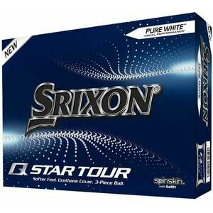 Srixon Q-Star Tour Alb Pur Minge de golf imagine