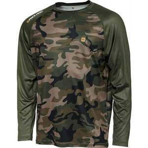 Prologic Tricou UV Camo Long Sleeve T-Shirt Camo/Green XL imagine