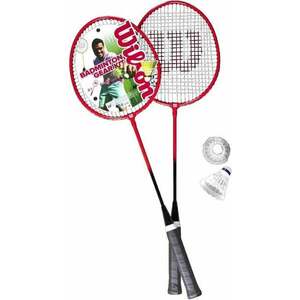 Wilson Badminton 2 Pieces Kit V2 Red/Black L3 Set Badminton imagine