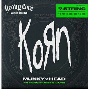 Dunlop KRHCN1065 String Lab Korn 7-String Set de corzi pentru chitară electrică imagine