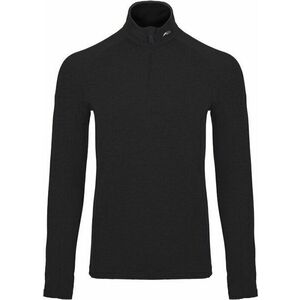 Kjus Mens Trace Midlayer Half Zip Black 50 Pulover imagine