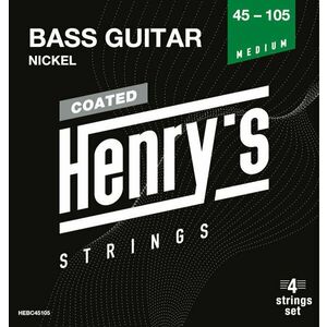 Henry's Coated Nickel 45-105 Corzi pentru chitare bas imagine