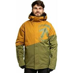 Meatfly Bang Premium SNB & Ski Jacket Wood/Green M Geacă schi imagine