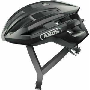 Abus PowerDome Shiny Black S Cască bicicletă imagine