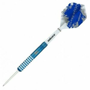 Unicorn Darts Silverstar Blue Tungsten 80% Steeltip 23 g Săgeți imagine