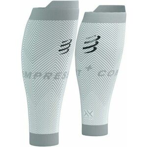 Compressport R2 Oxygen White/Nebel Grey T3 Huse pentru viței pentru alergători imagine