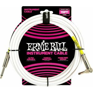 Ernie Ball P06400 4, 6 m Drept - Oblic Cablu de instrument imagine