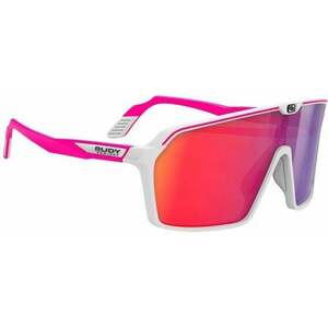 Rudy Project Spinshield White/Pink Fluo Matte/Multilaser Red Ochelari de stil de viață imagine