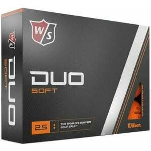 Wilson Staff Duo Soft Golf Balls Orange Standard Minge de golf imagine