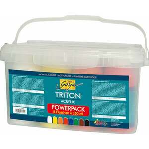 Kreul Solo Goya Triton Set de vopsele acrilice 8 x 750 ml imagine