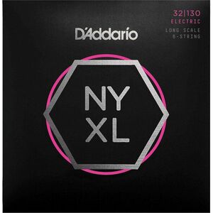 D'Addario NYXL32130 Set de 6 corzi pentru bas imagine