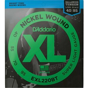 D'Addario EXL220BT Corzi pentru chitare bas imagine